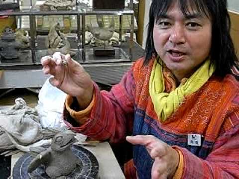 陶芸家 高場英二 新作朱雀雛を語る