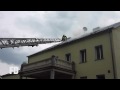 FF Gross Kienitz - Feuer Dach nach Blitzschlag - Gross Kienitz, Dorf Str. - 31.05.2009