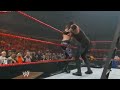 Undertaker Chokeslams Curt Hawkins & Zack Ryder Through a Table