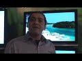 ECO BRAVIA demonstration at the Sony Booth during CES 2009