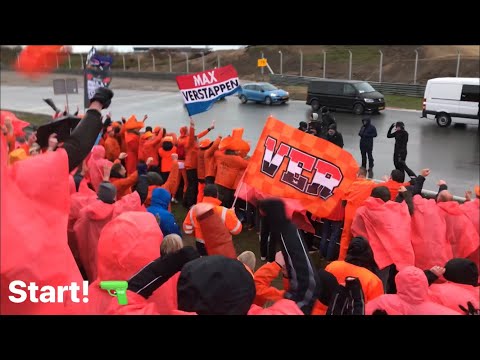 Video | Sfeerimpressie van opnamedag Zandvoort met oranje leger