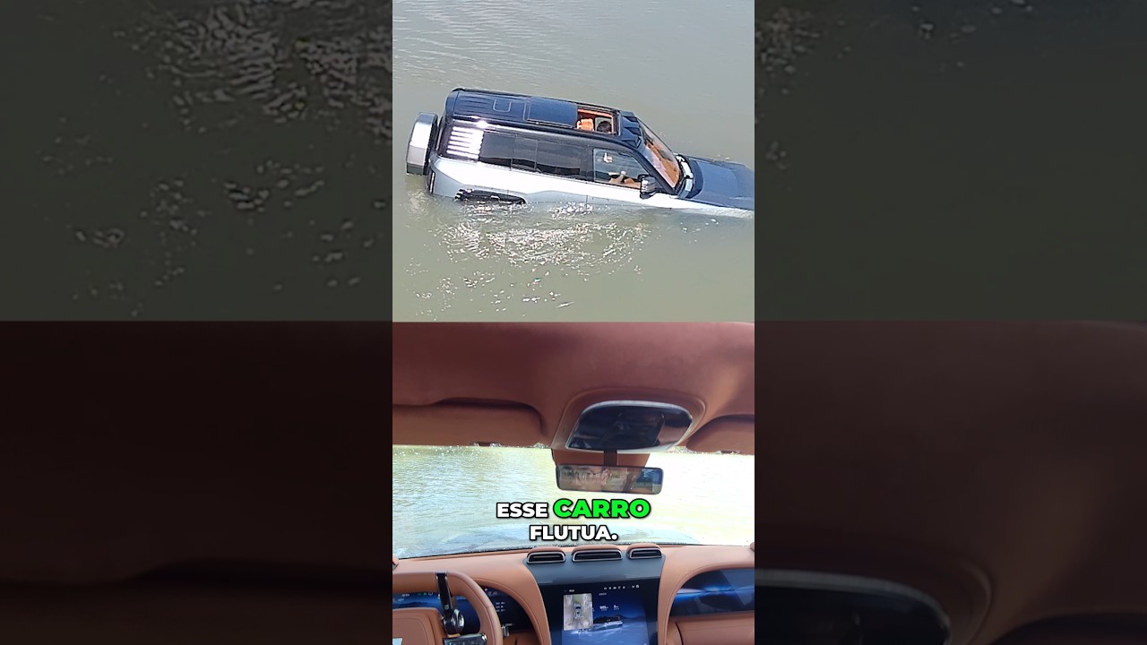 EITA! Eu entrei na água com um CARRO ANFÍBIO! #carroanfibio #carrochines