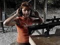 First time my mom shoots the Barrett. She liked it a lot better than she thought she would.