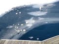 Water Bubbling Through Frozen DuSable Harbor, Chicago