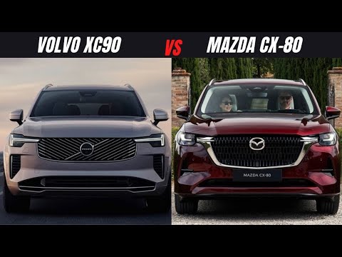 2025 volvo xc90 vs mazda cx 80 luxury technology and performance compared