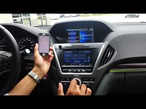 how to sync iphone with acura mdx