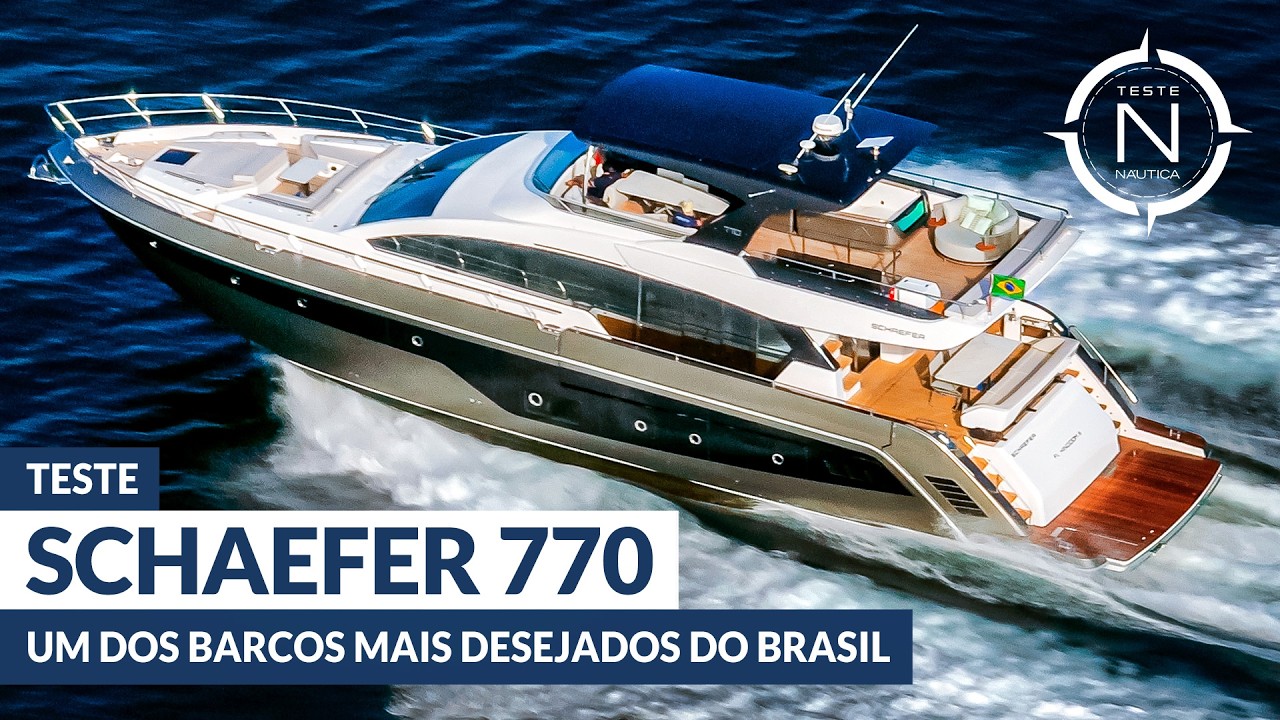 Teste Schaefer 770: o barco brasileiro que impressiona até quem já viu de tudo | NÁUTICA