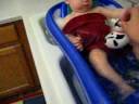 Splish Splash Jackson was takin a bath! Splish Splash Jackson was takin a bath!