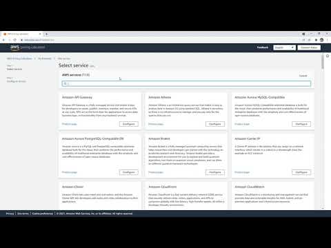 CLF-C01 — AWS Pricing Calculator Follow Along