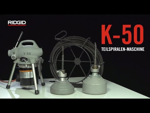 RIDGID K-50 Teilspiralen-Maschine