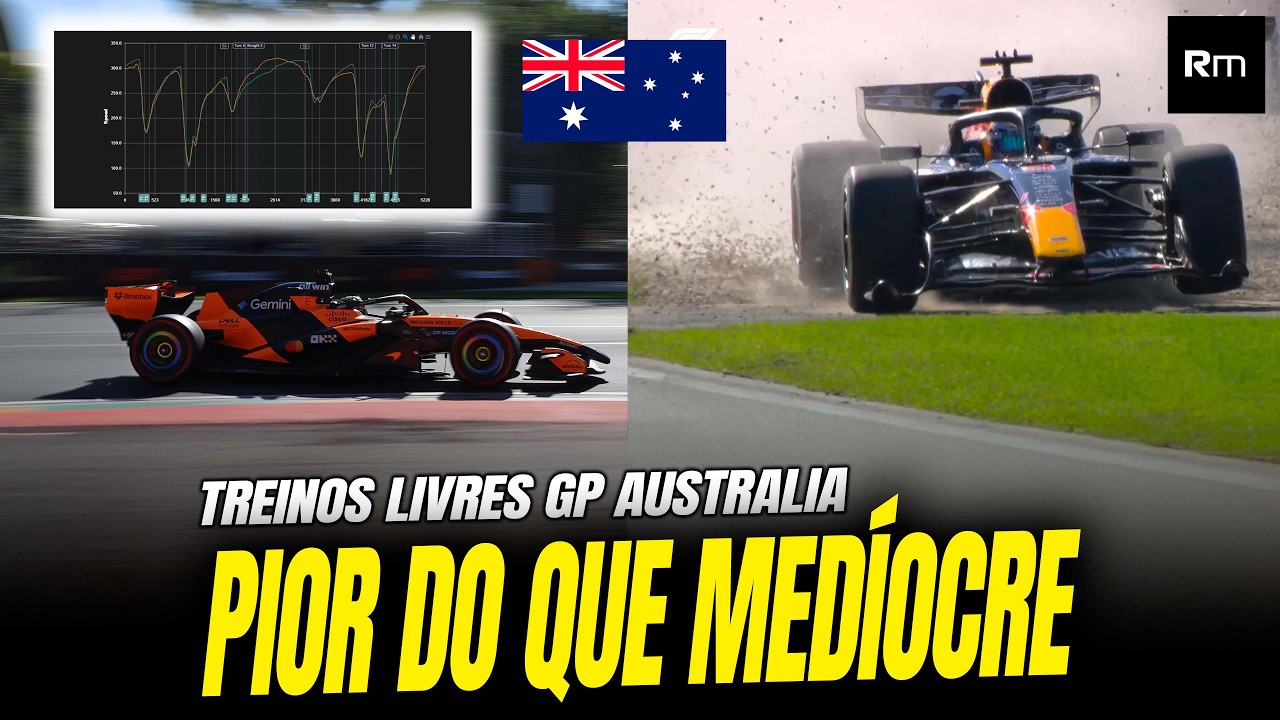 TREINOS LIVRES GP AUSTRÁLIA: PIOR DO QUE MEDÍOCRE, A F1 COMEÇA 2026 PASSANDO VERGONHA #f1
