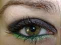 TRAFFIC STOPPING ~ sexy smokey green & purple eye make up