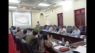 Nghe báo cáo phương án kiến trúc dự án tôn tạo Di tích lưu niệm sự kiện Bác Hồ về thăm Uông Bí