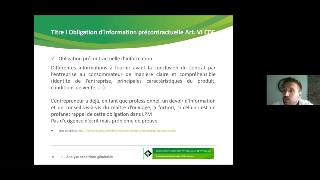 Le contrat avec un client privé - Les Mardis de la Construction #11