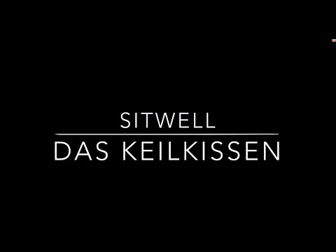 SITBACK Sitwell Keilkissen - Sitzkissen fürs Auto, Büro und Zuhause mit Befestigungssystem