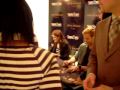 Kellan Lutz and Nikki Reed signing at Toys R Us