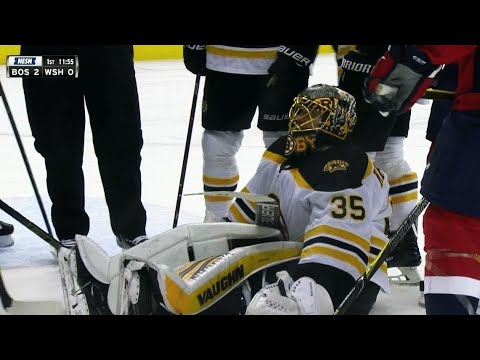 Video: Anton Khudobin shows great lateral movement to rob Matt Niskanen
