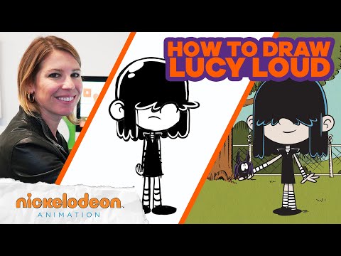 video-linktoworks-How to Draw Lucy Loud from The Loud House ️ 🎨 Draw Along ...
