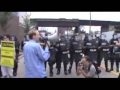 Luke Rudkowski of wearechange speaking to CORRUPT POLICE at G20 9/24/09