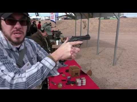 ruger - At the Ruger booth, trying out a bunch of new pistols, including: GP100 Match Champion, 3