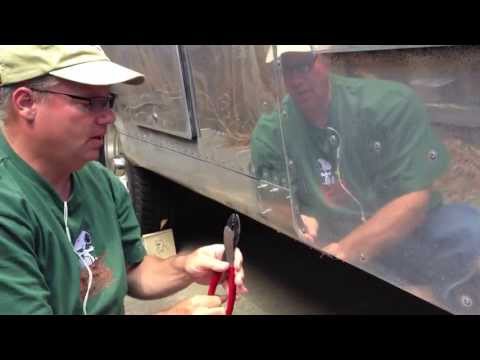 how to replace the skin on airstream rv