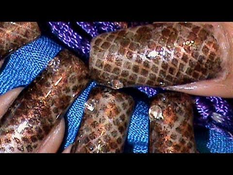 how to snake skin