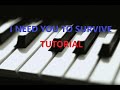 I Need You To Survive by Hezekiah Walker by JMyke Part1 of 3