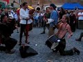 The music performance at Po Farze place in Lublin