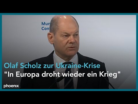 Rede von Olaf Scholz auf der Mnchner Sicherheitskonferenz (u.a. zu Russland-Ukraine)