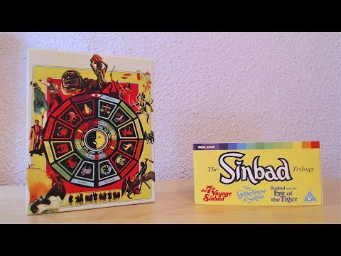 The Sinbad Trilogy Blu Ray Boxset Unboxing