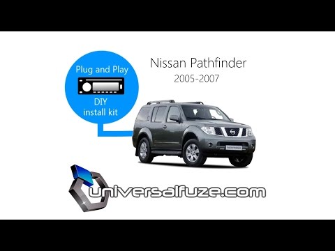 Nissan Pathfinder Navara UFUZE DIY Audio Navigation Bluetooth kit Installation