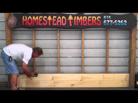 how to fit t&g cladding