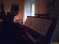 the first movement of schumann's forest scenes.