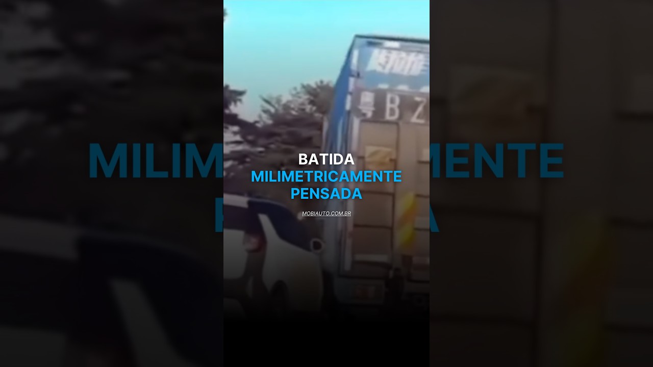 BATIDA DE CAMINHÃO COM ESTRATÉGIA