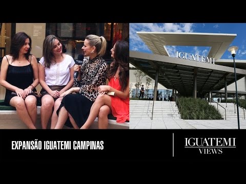 Gabi Rossi grava com Paula Martins e blogueiras na expansão do Iguatemi Campinas