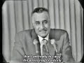 Egyptian President GAMAL ABDEL NASSER (1954 - 1970)