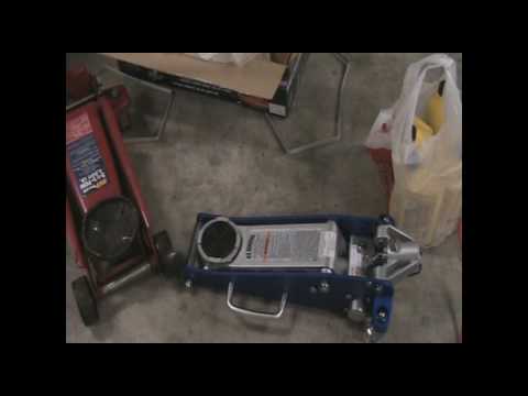 how to bleed harbor freight jack