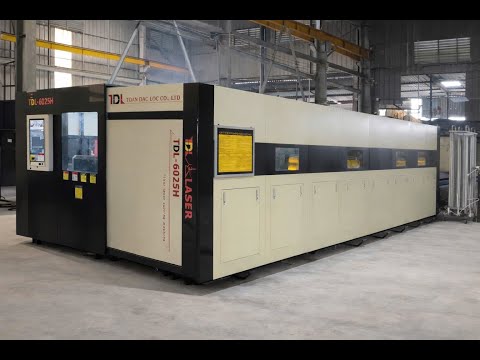 Máy cắt Laser bàn đôi chuyển đổi có bao che TDL-6025GH - 0917.264.499 