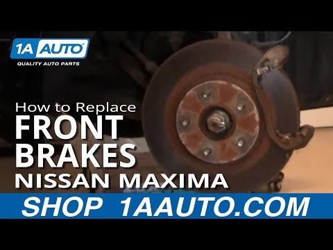 How To Install Do A Front Brake Job 2002-03 Nissan Maxima