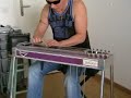 Pedal steel guitar