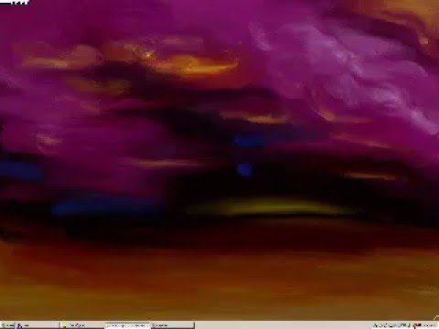 Timelapse landscape painting