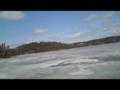Skiing Burntside Lake Ely Minnesota May 5 2008 Late Ice Out