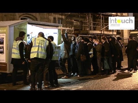 Muslims Feeding The Homeless In The West - INTOUCH FOUNDATION - An Amazing Project