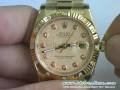 videos de Replica Full Gold Rolex Datejust with Champagne Dial