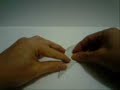 Origami Basics : How to make a Hexagon from a square paper