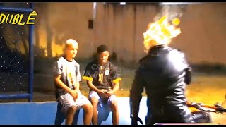 PEGADINHA: MOTOQUEIRO FANTASMA - Ghost Rider Prank