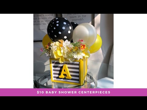 video-linktoworks-🐝 👶🏽 💕 DIY Dollar Tree Baby Shower Decor | Baby...