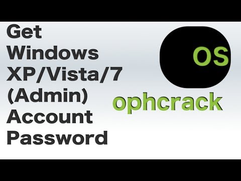 how to ophcrack windows 7