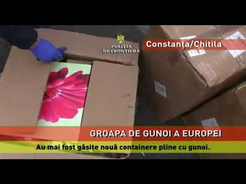 Nouă containere cu deşeuri, descoperite în Constanţa şi Ilfov