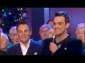 Robbie Williams sings White Christmas with Ant & Dec